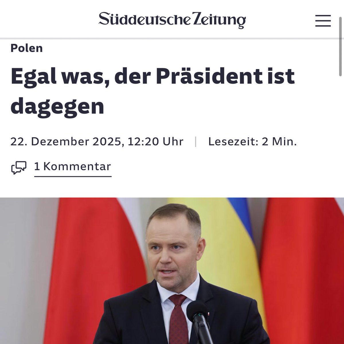 MeitzPL's tweet image. Szanowni Państwo, dawno nie było, więc serdecznie zapraszam na 🧵.

Tym razem na warsztat weźmiemy obraz Polski i prezydentury @NawrockiKn, kreślony przez warszawską korespondentkę Süddeutsche Zeitung @SZ - Panią Viktorię Großmann.

🔁 Jak zwykle będę zobowiązany za #RT.