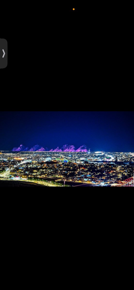 #حائل بكامل أناقتها ليلاً 💜🏔️