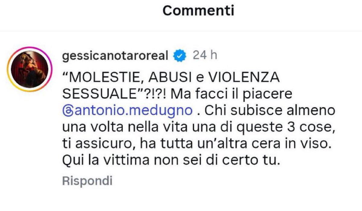 nulla è più triste di chi è stato vittima e crede di avere il potere di giudicare le altre vittime e non sto mettendo sullo stesso piano i due casi ma abbi almeno la decenza di TACERE