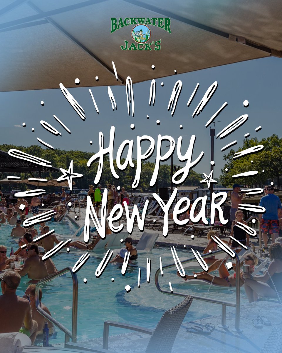 BWJacksLO's tweet photo. Happy New Year from Backwater Jack’s! 🎆✨
Here’s to new memories, fresh starts, and counting down the days until we’re back on the lake together.

Cheers to 2026 and another season of Backwater Jack’s. 💙🌊

#BackwaterJacks #LakeOfTheOzarks #HappyNewYear #CheersTo2026 #LakeVibes https://t.co/UO1Adw7bsn