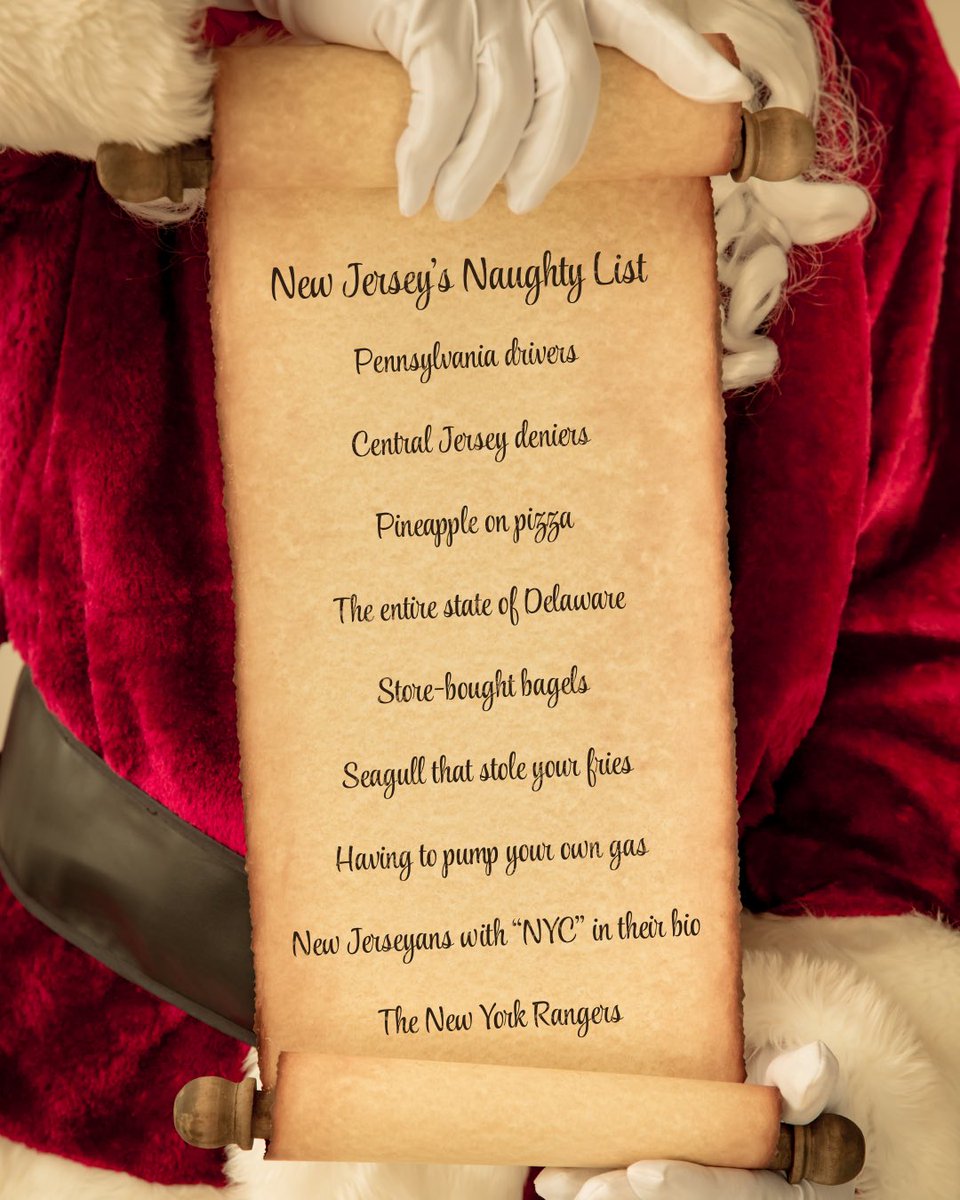 NJGov's tweet image. you better be good for goodness sake