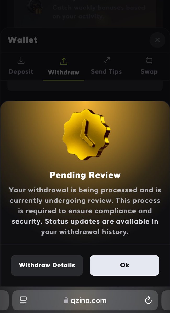 Qzino Beta Waitlist is open again. 🚀
Let’s join and have fun here!!

I’ve made several withdrawals. 🤑
Good luck! 🍀 

#QzinoCreator