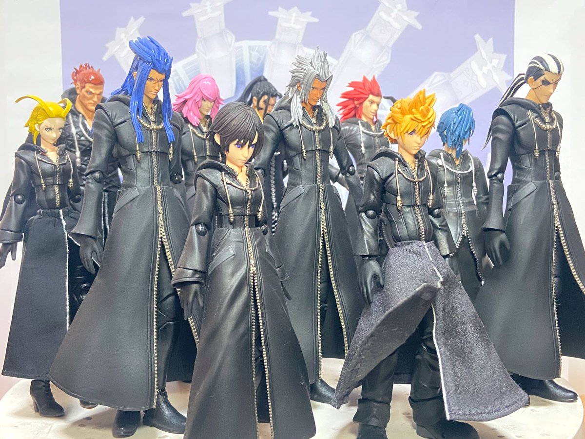 𝕏 Organization 𝕏III 1/12 Figure 𝕏 キングダムハーツ KH XIII機関