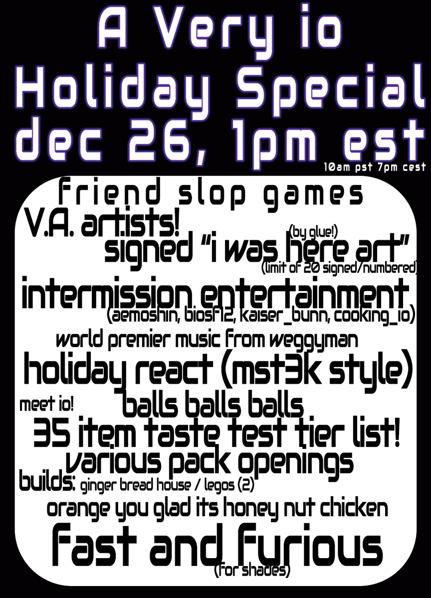 Majoras_MaskVT's tweet image. official lineup!