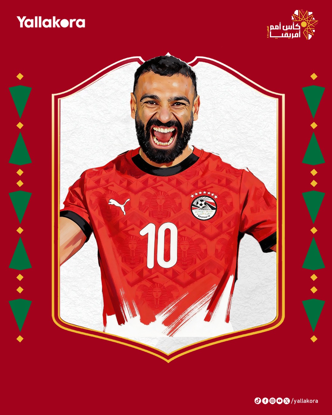 محمد صلاح يقترب من قمة الهدافين مع منتخب مصر سجل 64 هدفًا بقميص الفراعنة، ليصبح على بُعد 4 أهداف فقط من حسام حسن. الهداف التاريخي للمنتخب برصيد 68 هدفًا وفي كأس أمم أفريقيا. محمد صلاح يمتلك 8 أهداف. خلف حسام حسن (11 هدفًا) وحسن الشاذلي (12 هدفًا) 