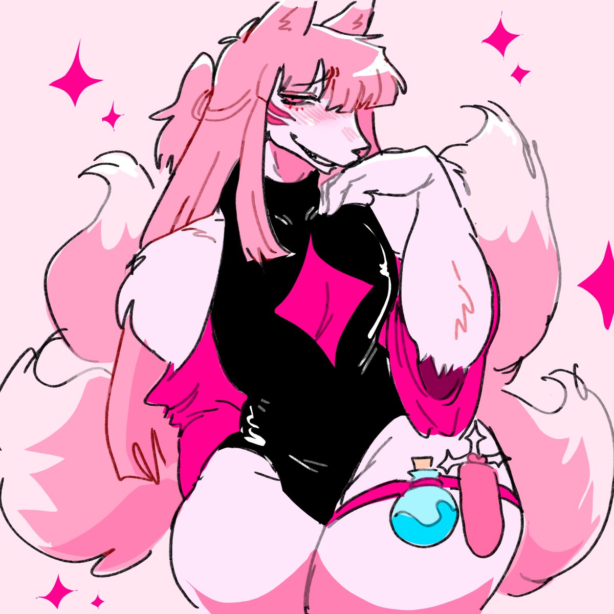 cclownteeth's tweet image. evil fox twink