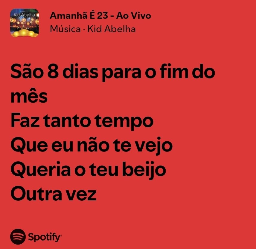 Amanhã é 23