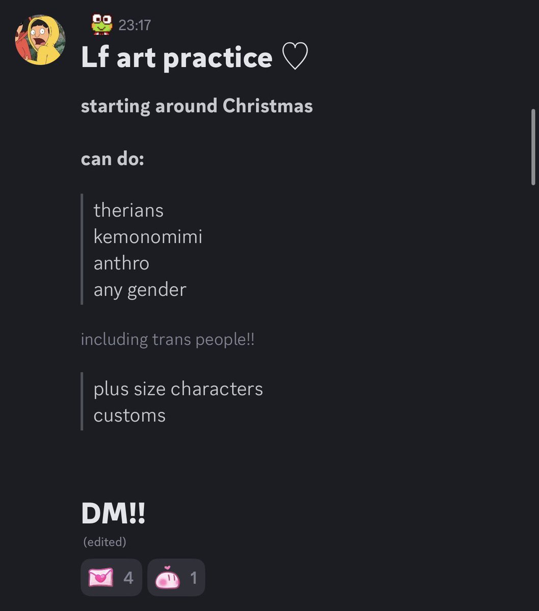 reiquu's tweet image. “El problema es que no tengo dinero para permitirme… bla bla bla”

Mi loco, si sabes dónde buscar hay gente que incluso busca dibujar para practicar, que si plus size, que si emotes, que si customs.
MI MODELO VTUBER FUE UN REGALO
de un artista que quería practicar 💀

Y si no,…