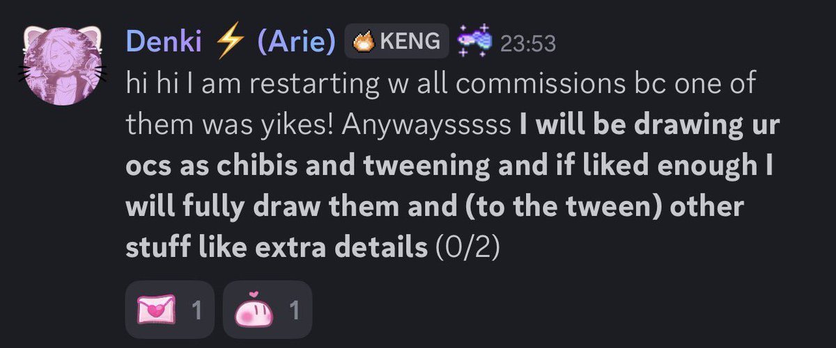 reiquu's tweet image. “El problema es que no tengo dinero para permitirme… bla bla bla”

Mi loco, si sabes dónde buscar hay gente que incluso busca dibujar para practicar, que si plus size, que si emotes, que si customs.
MI MODELO VTUBER FUE UN REGALO
de un artista que quería practicar 💀

Y si no,…