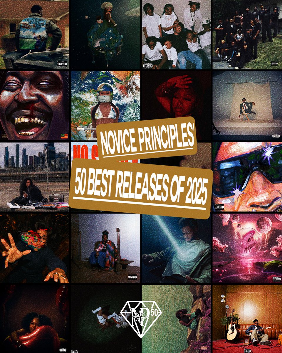 NovPrinciples's tweet image. It was truly a year to remember and we’re grateful to these 50 artists for their contributions. 

2026 will be another great one and we can’t wait to witness. 

(See the thread for each artist release we chose)