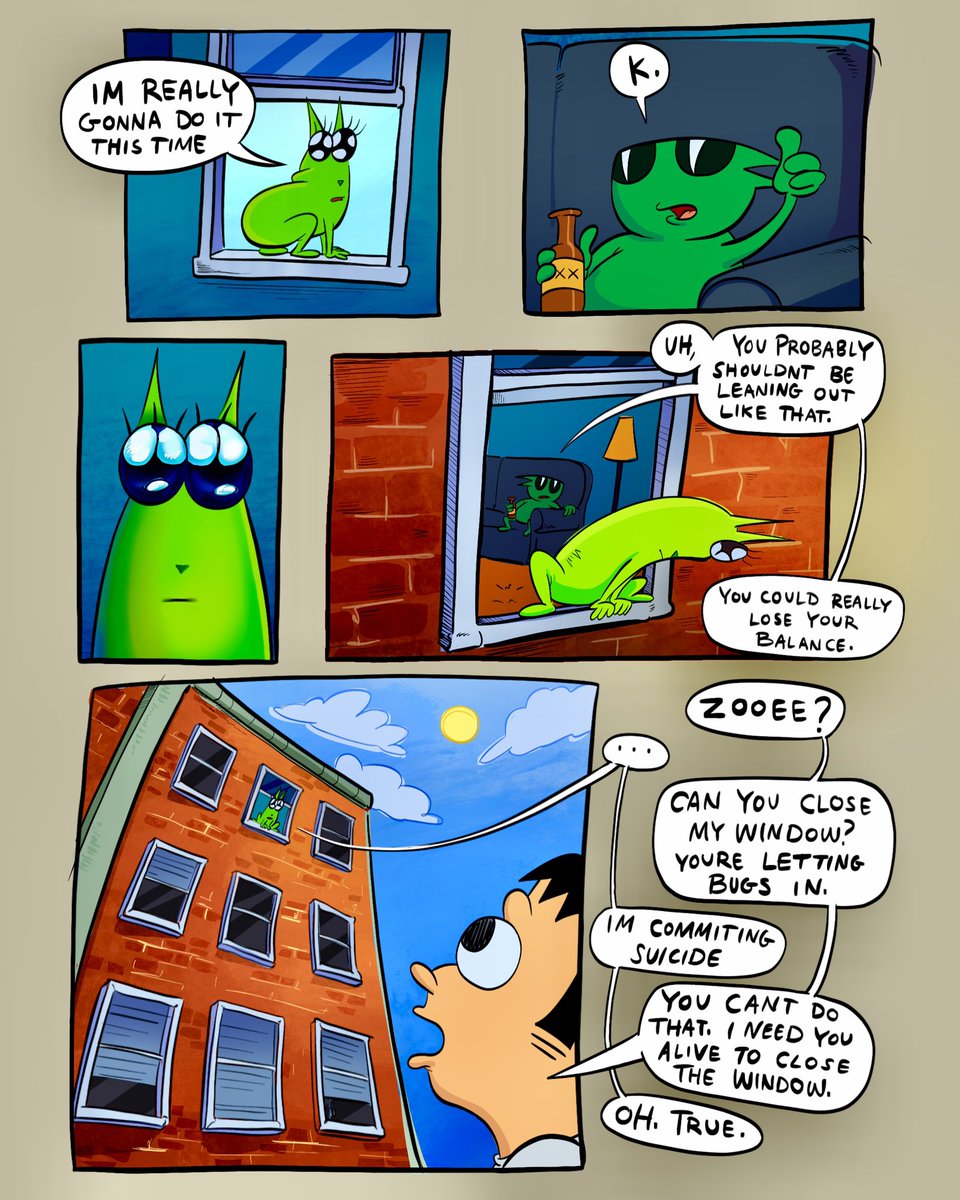 Erwinthings's tweet image. Trey and his aliens