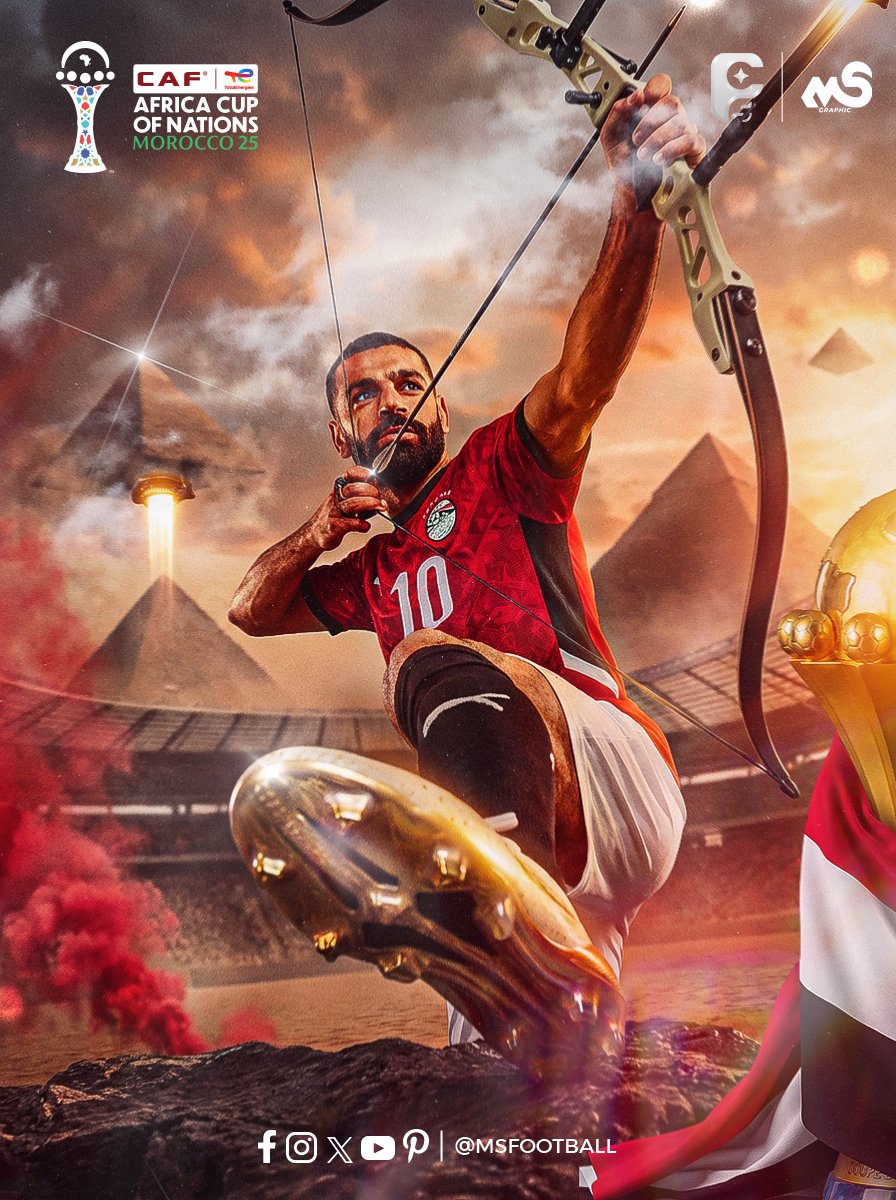 MSFootball12's tweet image. No fear for the Pharaohs with the Egyptian King 👑

#MoSalah snatches a precious victory for the #Egypt national team in the final minutes against Zimbabwe 🔥

- Latest Work 😍🎨

#smsports #sportsdesign #footballdesigns #Salah #كأس_أمم_إفريقيا_2025 #كأس_أمم_إفريقيا…