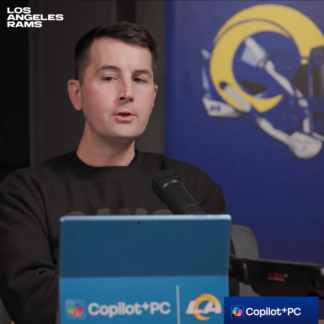 "Make no mistake about it, this is going to strengthen us."
#RamsHouse | @Copilot + @Microsoft