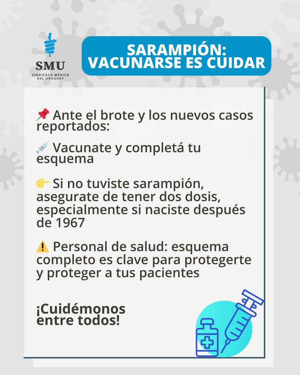 Sindicato Médico del Uruguay (SMU) (@smuruguay) on Twitter photo 