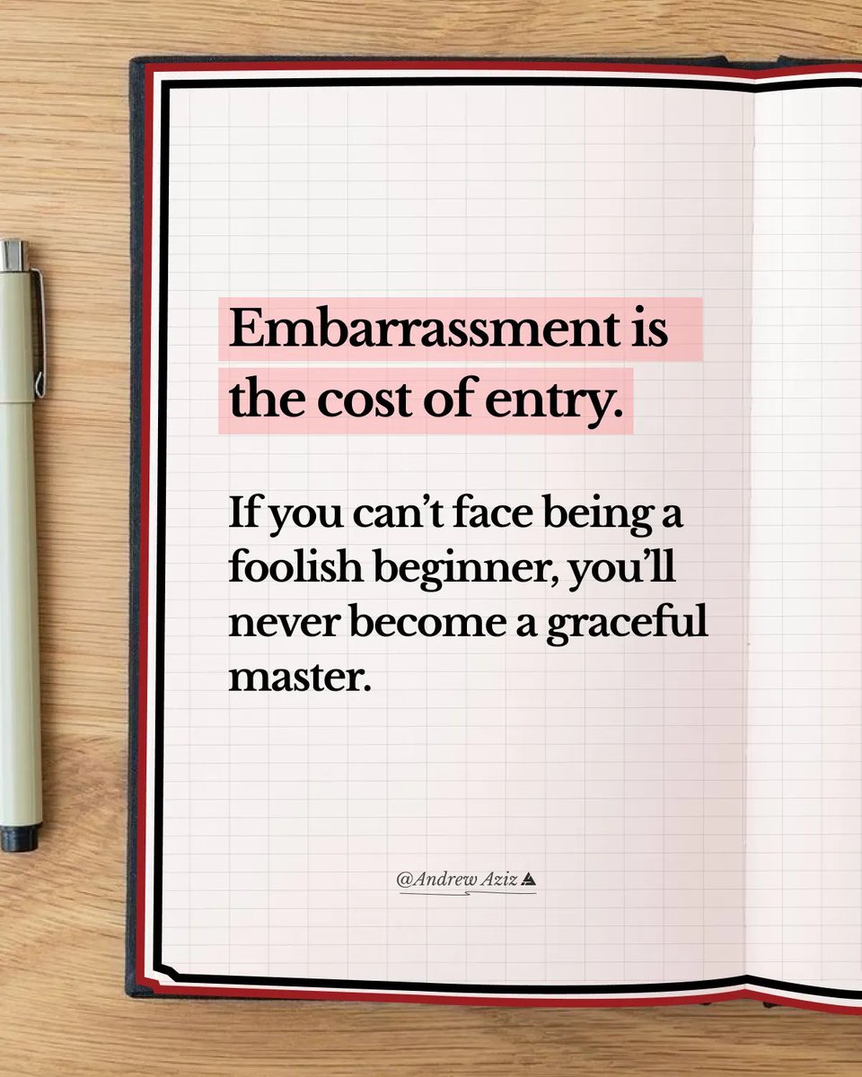 After my PhD and a layoff, I thought I was smart. The stock market quickly humbled me. I was publicly embarrassed.

But that embarrassment was my tuition. It forced me to learn what no book could.

Mastery doesn't start from knowing everything. It starts with being willing to