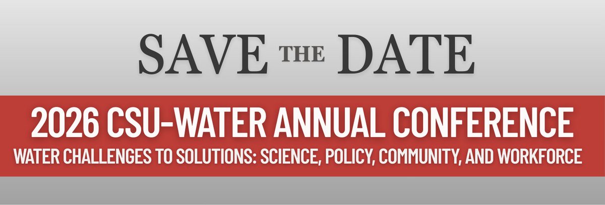 CSU-WATER tweet media