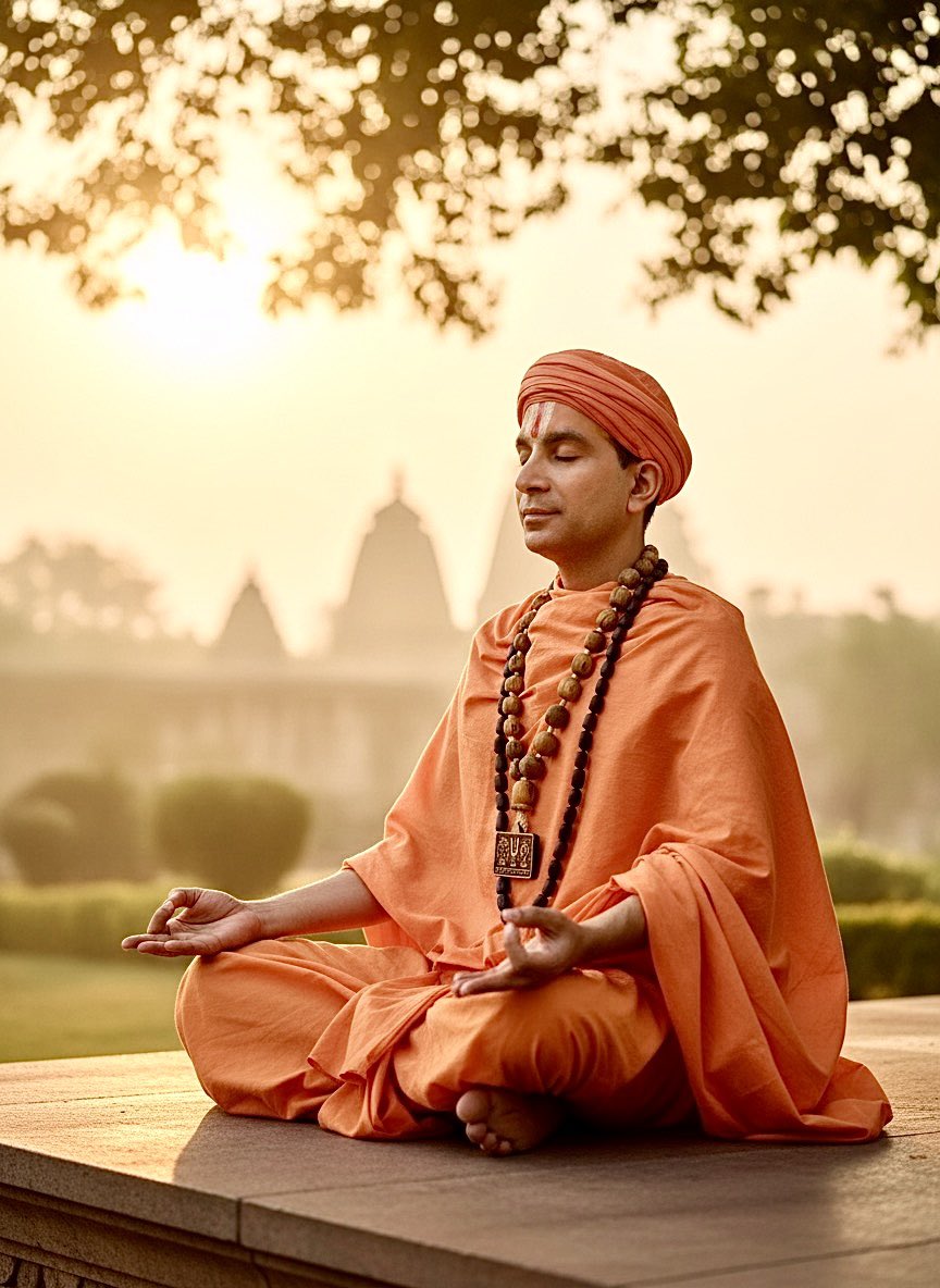 आत्मयात्रा में उड़ान एक पंख से नहीं होती।
विवेक दिशा देता है,
और वैराग्य भार उतारता है।
जब विवेक बताता है क्या सत्य है,
तब वैराग्य सिखाता है क्या छोड़ना है।
विवेक के बिना वैराग्य कठोर बन जाता है,
और वैराग्य के बिना विवेक बोझिल हो जाता है।
दोनों का संतुलन ही साधक को
सरल, स्थिर और