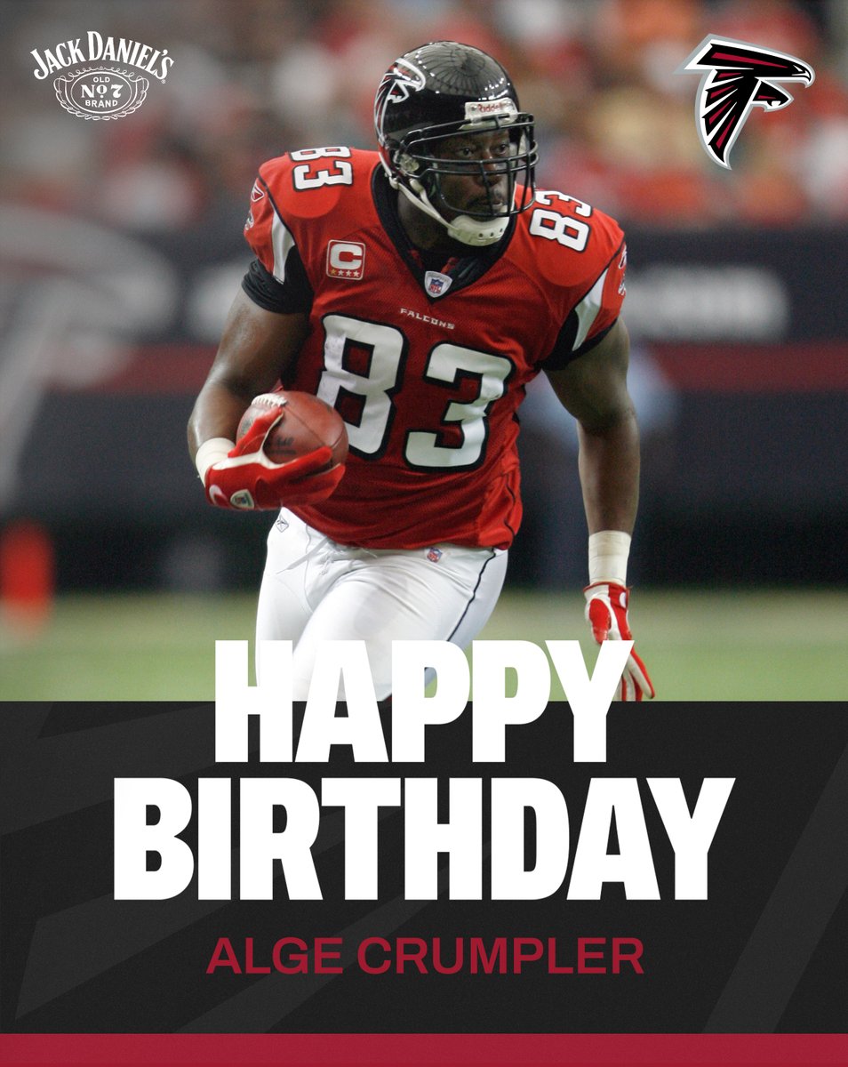 Happy birthday to an old-school Dirty Bird, Alge Crumpler!
