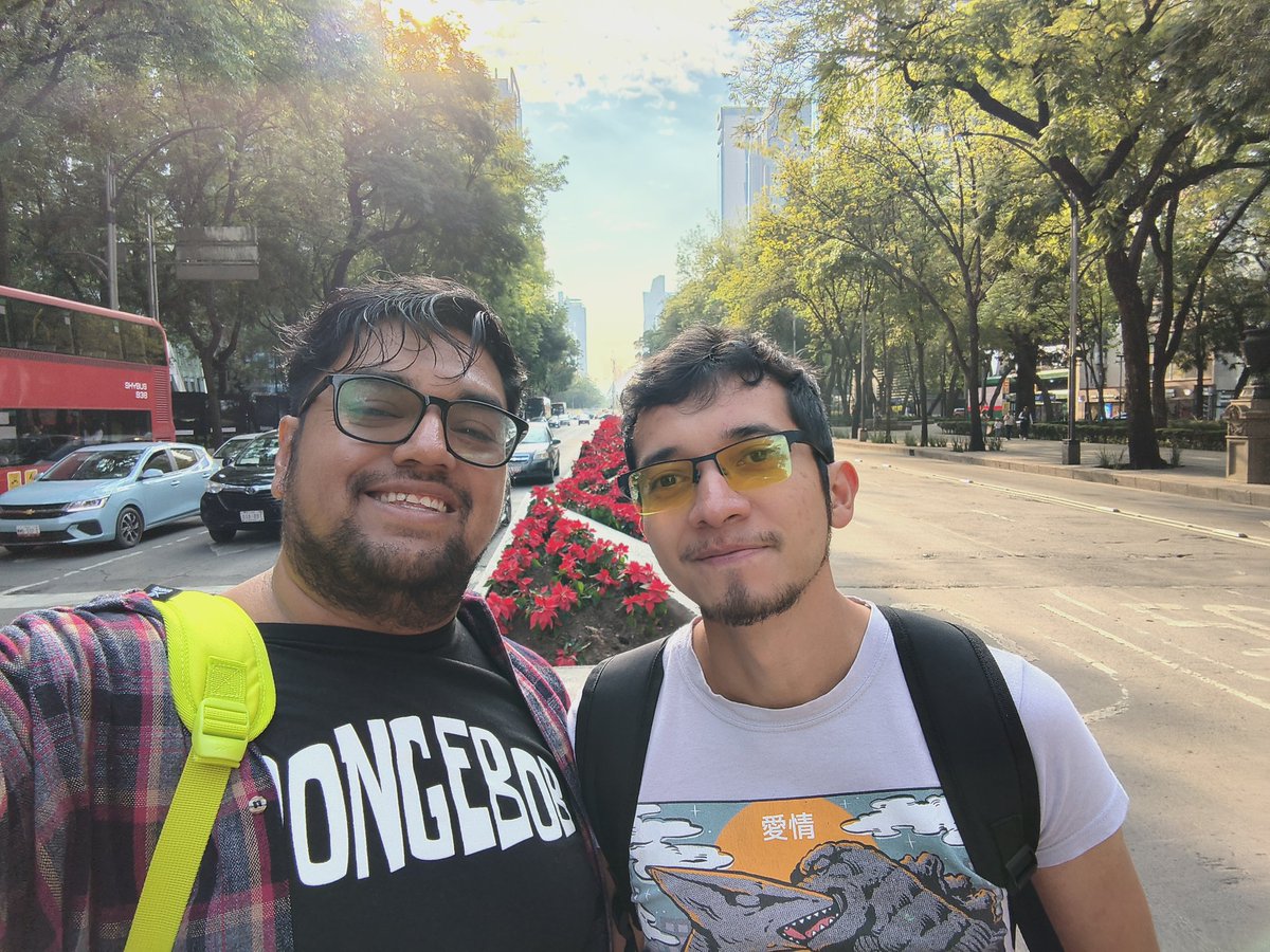 Con el cumpleañero.