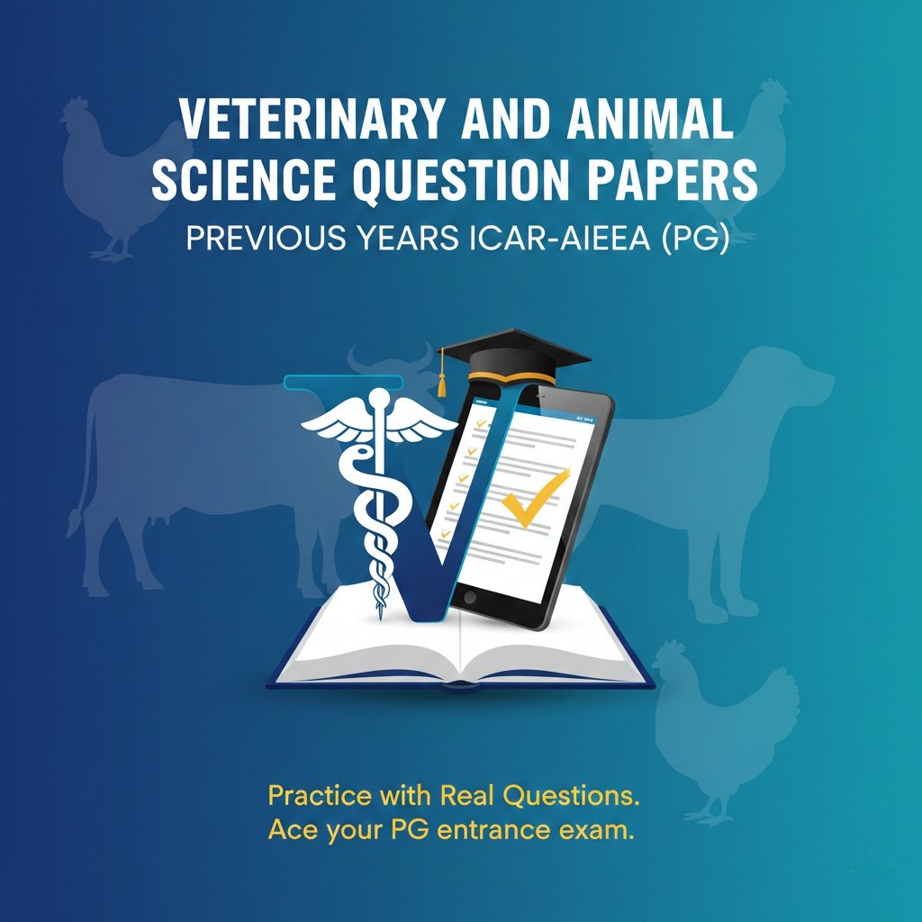vetstudyapp's tweet photo. "Previous Years ICAR-AIEEA (PG) Question Papers of Veterinary and Animal Sciences pdf"
(Veterinary and Animal Science Question Papers of Previous Years ICAR-AIEEA-PG)

🔗 Link- https://t.co/abpTUAWXMW

#veterinary #questionpaper #previousyearsquestions #veterinaryquestionpapers https://t.co/9w3zWG6AKG