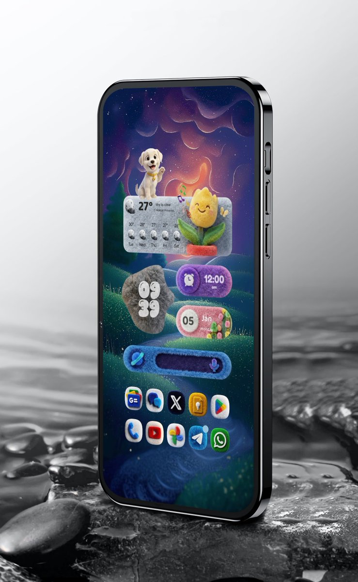 ManjothiAshraf's tweet image. #Wallpaper Wallspot @AndroidTools3
#Widget #kwgt Fluffy @AndroidTools3 (including puppy 😉) 
#Icons Fluffy OneUI @SachinXpert
Template @nalankang1 @andro_idfans
#soashraf #WithNova #android
#fluffy #OneUI #samsung