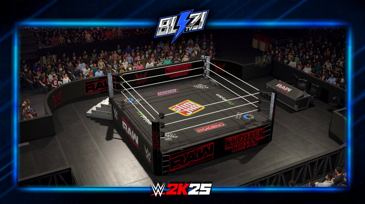 BliziTV's tweet image. 🚨 NEW UPLOAD ON #WWE2K25 COMMUNITY CREATIONS ! 

✭ #WWERaw x @Stranger_Things ‘26 Arena (MOST ACCURATE)

➡️ Available on ALL PLATFORMS (PS4, Xbox One, PC, PS5, Xbox Series X/S) in « Show » &amp;amp; « Arena » sections ! 

🔎 Search Tags : BliziTV - RAW - RAWStrangerThings26

ENJOY ‼️…