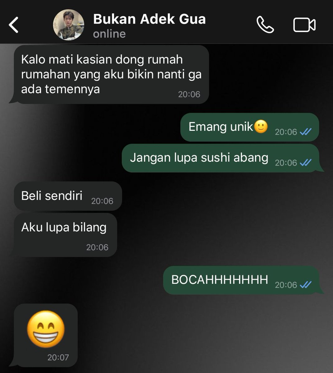 bocah unik dan abangnya.

sungchan keonho few tweets au