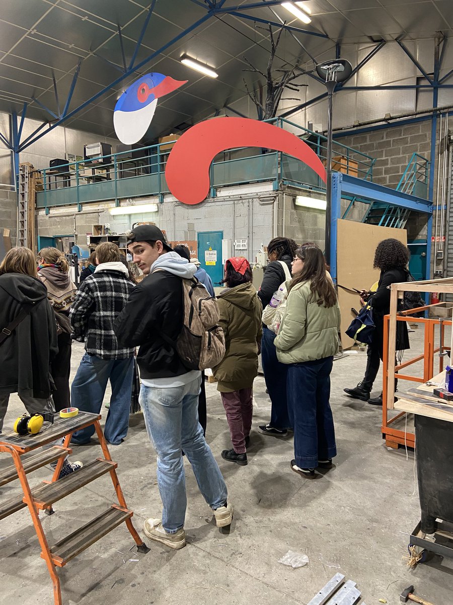 Visite partenariale des Ateliers de décors de la Maison de la culture pour les étudiants de la <a href="/CpesCaap/">CPES-CAAP-Lycée Alain-Fournier</a>