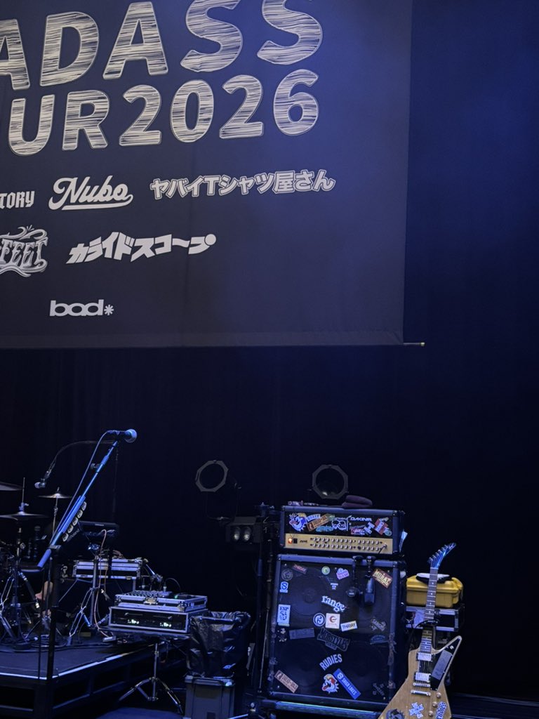 akaend423's tweet photo. BADASS TOUR2026初日・高崎。
めちゃくちゃ楽しかった!
全バンド楽しいとか奇跡だよ!!全部行きたい!!(行けへんの寂😭)
タクマくんも近くで見れて最高でした😆(幸せでした)
次は川崎。すぐまたこの楽しいの見れるなんて幸せ😆
もう🍺ない←
#badasstour https://t.co/QBONH1yk8R