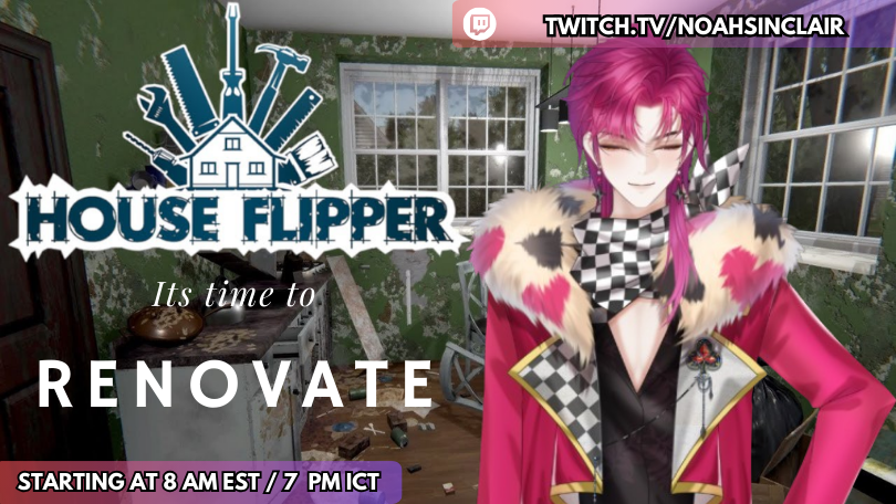 NoahSinclair_VT's tweet photo. We have a meeting at 7:00 pm ICT,   
✧Daym this mf dirty✧【EN/FR 18+】      

⚔️Live at: https://t.co/p9WJYEm9zw 

#envtuber #Vtuber #NoahSinclairVT #SinclairIsLive https://t.co/Euf2dKnhHC