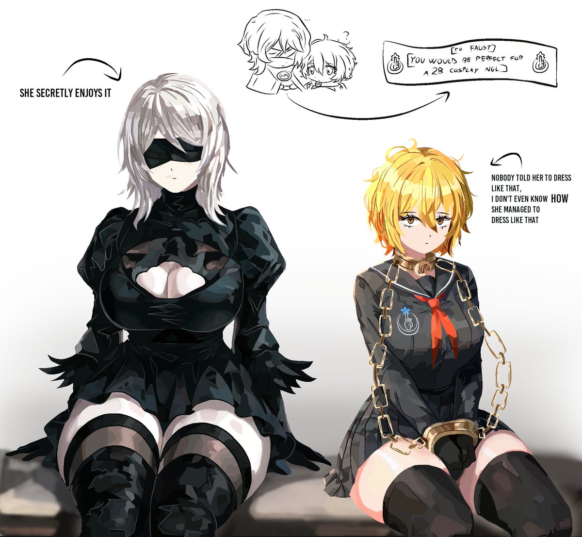 Paulcamadonnas's tweet image. Did i draw Index Faust and Don Quixote correctly?
#LimbusCompany #ProjectMoon