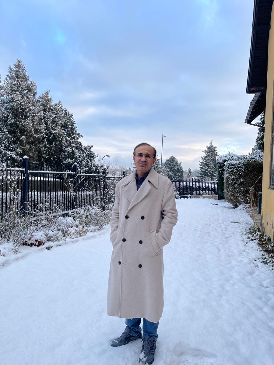 Snow in Copenhagen.