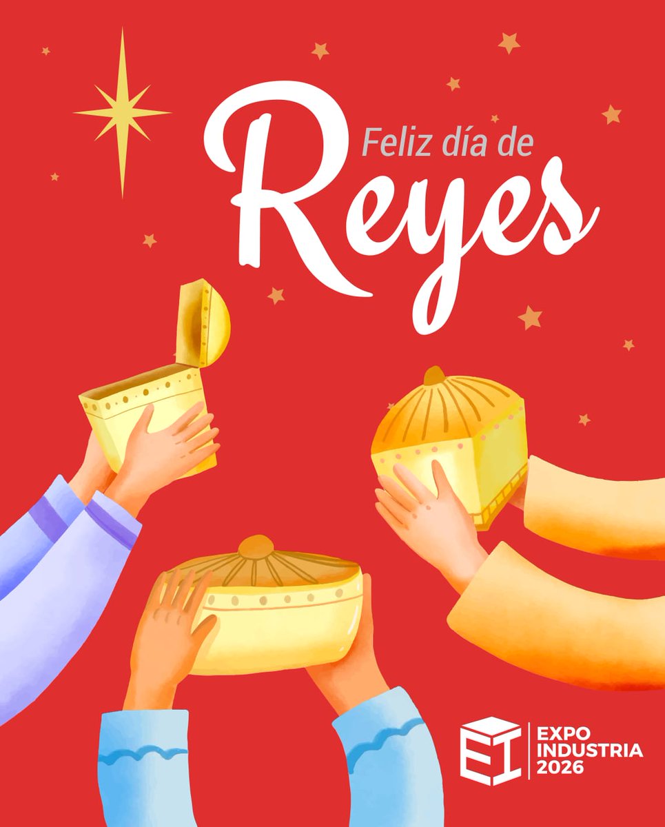 En el Día de Reyes celebramos la unión, la familia y el trabajo conjunto que hacen posible alcanzar grandes metas. 

Desde Expoindustria creemos en los valores que nos unen y dan sentido a todo lo que construimos juntos. ¡Feliz día de Reyes! 👑✨