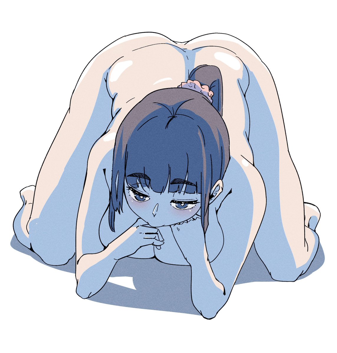 上目遣いお姉さん 