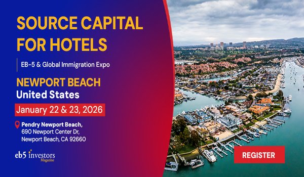 On January 22–23, 2026, at the EB-5 and Global Immigration Expo in Newport Beach, discover how the EB-5 program and global immigration solutions can unlock transformative capital for your next hotel or real estate development.  

🔗Book your ticket today: eventbrite.com/e/2026-eb-5-gl…