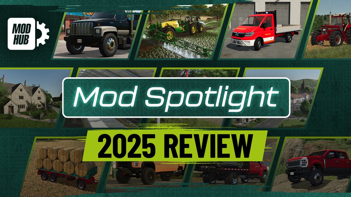 🚜 Year 1 of Farming Simulator 25 is in the books! ⚙️ Join us as we check out the Mods of the Year &amp; look back at the highlights from Nov ‘24 to Nov ‘25! 🏆

What's your Mod of the Year? 👇
🎥 youtu.be/D0wLHZl81Rs