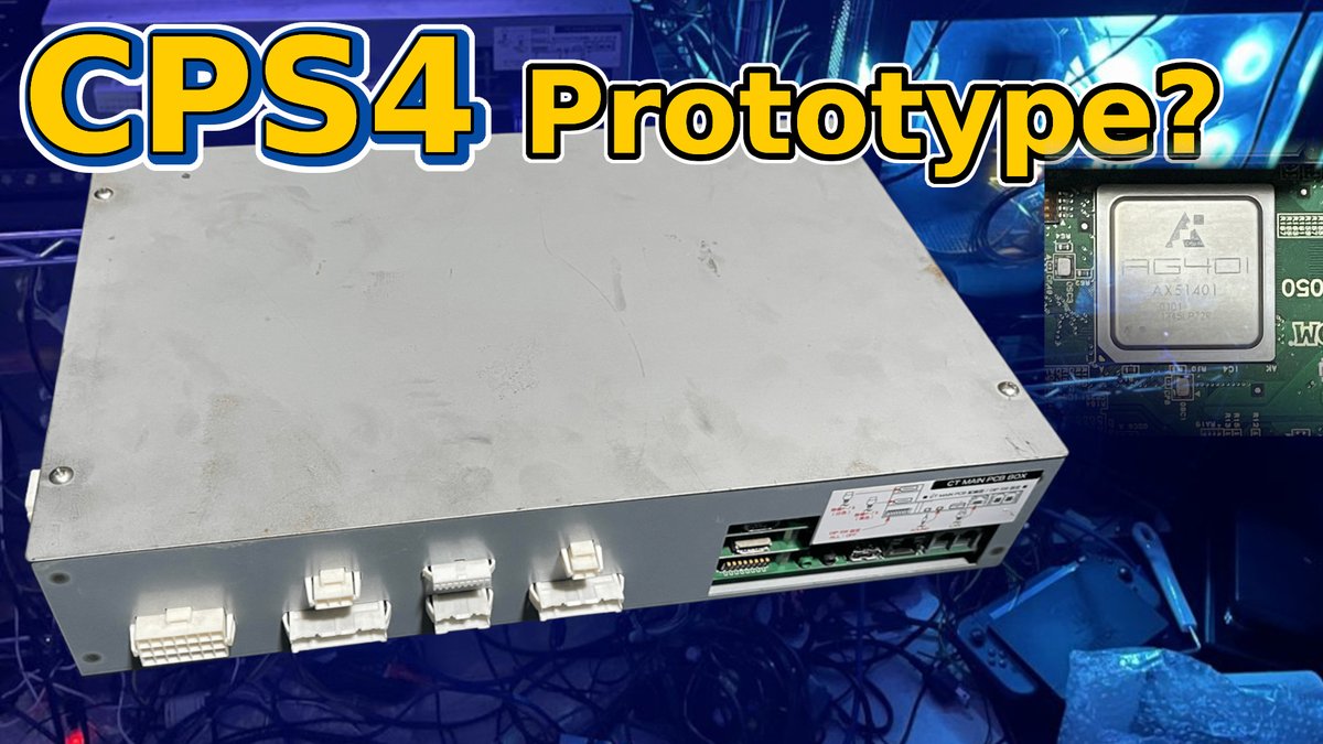 protoblur's tweet photo. FOUND: CAPCOM's Lost $500M "CPS4" Prototype.
This is the "Missing Link" hidden for 12 years.
Powered by custom AG401 Silicon & FPGA sound. NOT a PC.
The true successor that never was.
カプコンが500億を投じて闇に葬った幻の独自ハード「CPS4(仮)」を発掘しました。
AG401とFPGA直結サウンドを搭載した、失われた技術の結晶です。
👇Full Analysis & Video
https://t.co/9NQRTFE9bJ

#Capcom #MonsterHunter #LostMedia #Arcade #CPS4 #RetroGaming #Gigaproto #基板