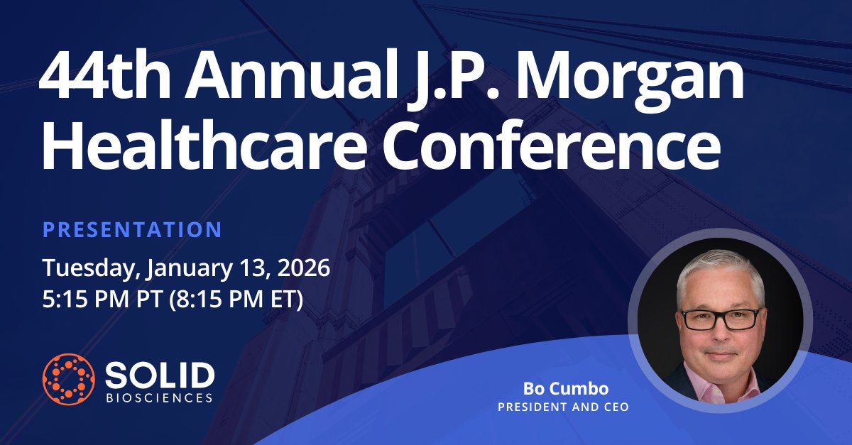 Solid Biosciences tweet media