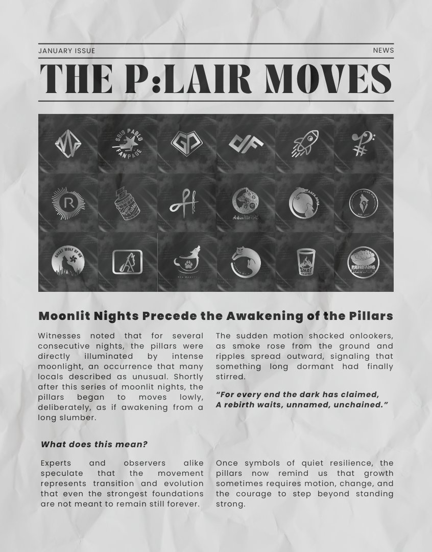 thepablohouses's tweet photo. As the year 2026 starts, the moon unveils the awakening of the pillars of Pablo's collective house: P:LAIR. 

Heed its call as they awaken from a deep slumber. 🐺🌑

@imszmc #PABLO https://t.co/nC1iqUIsvR