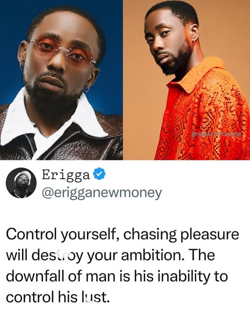 yabaleftonline's tweet image. Rapper, Erigga shares what causes the downfall of a man