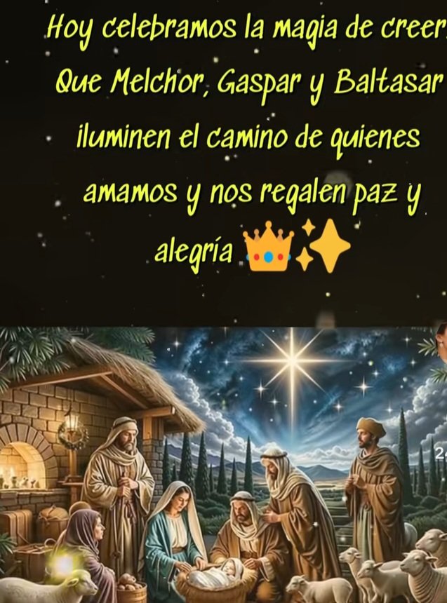 Feliz día de Reyes para todos y que la magia de este nuevo año nos acompañe🙏🤗