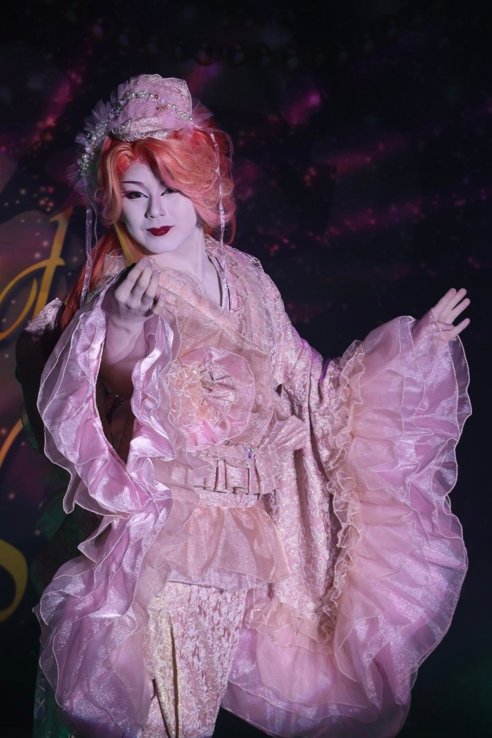 大衆演劇衣装 こちらのご衣装です🤗💜 #大衆演劇 #大衆演劇衣装 #ドレス風きもの