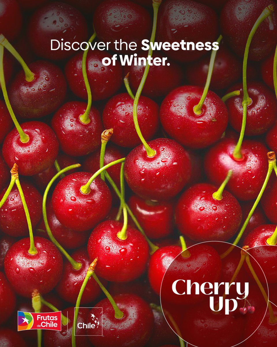 FruitsfromChile's tweet image. The healthy choice that will make you smile and want more...☺️ 
#CherryUp #ChileanCherries #healthysnack