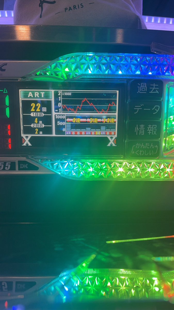 04taicha's tweet photo. ヴ2ツモするもものドライブ0。ちょい負けで終えましたが、楽しく遊べました。抽選人数少ない割に店内強すぎて今後来店次第ではありですわ。 https://t.co/4XHdRJJE63