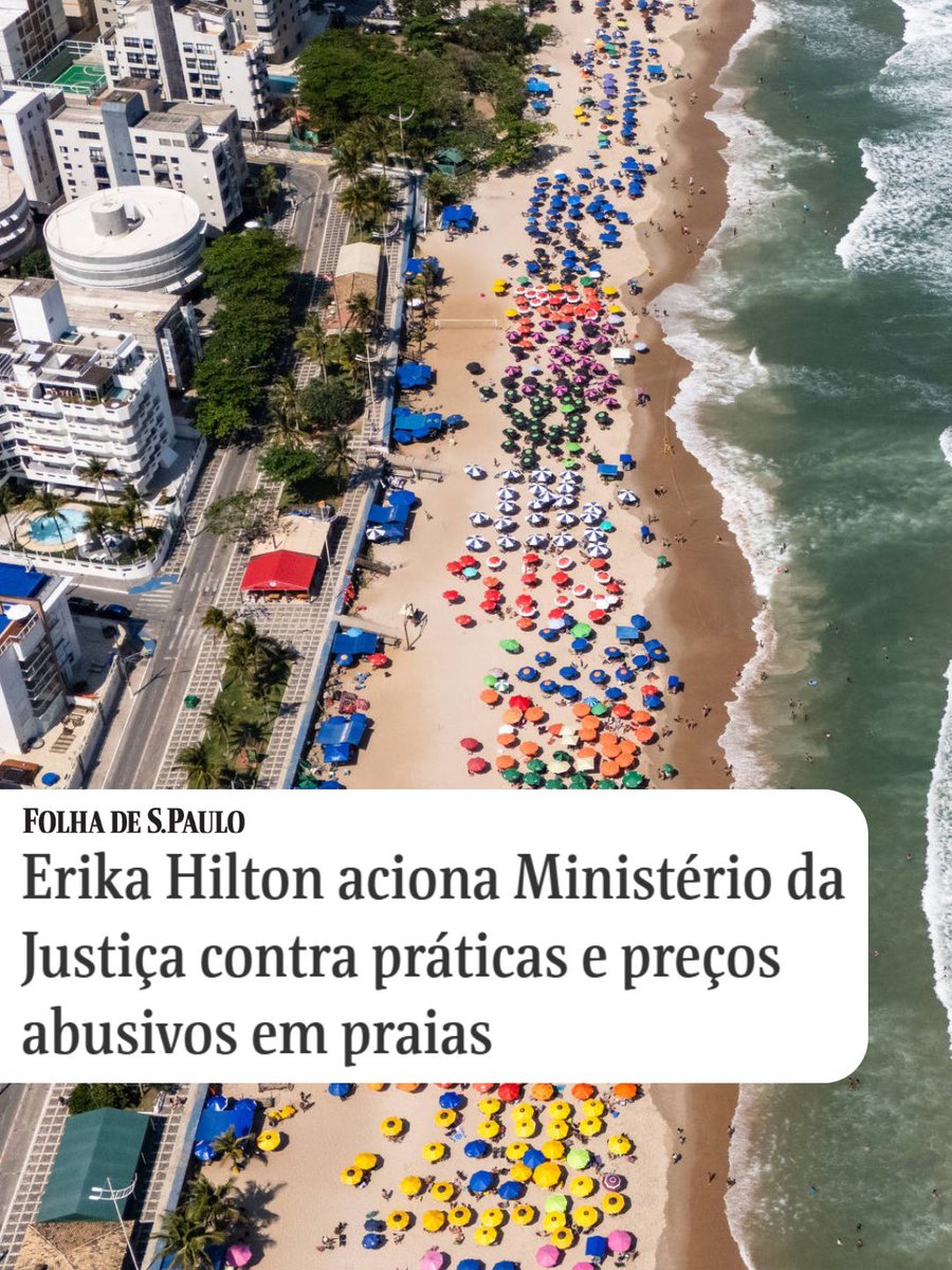 ErikakHilton's tweet image. 🚨 Frente aos abusos cometidos contra turistas e moradores do litoral, de São Paulo e do Brasil, estou acionando a Secretaria Nacional do Consumidor, do Ministério da Justiça.

Já havia denunciado, ainda em 2025, as agressões contra o casal Johnny e Cleiton, em Porto de Galinhas.…