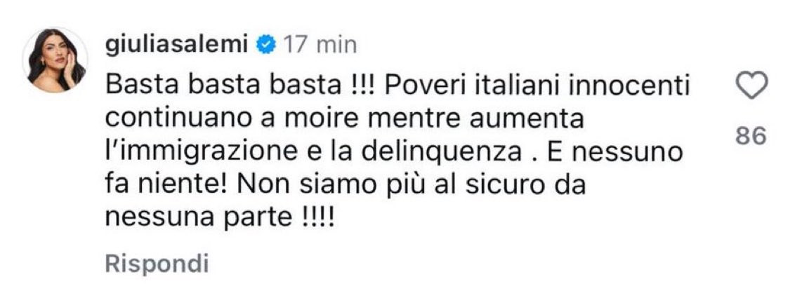 (la madre è un immigrata)