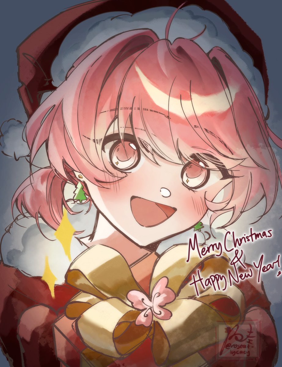 Ho ho ho ho❗️🎅
Merry very belated Christmas, Kalyona❗️🥳🎄🎉✨ <a href="/Kalyona_chan/">💖Kalyona💖</a> 
Sorry for the long wait, I’m your Secret Santa this year! I hope you have a wonderful holidays and a great new year 🎇 Toki is giving you a gift! Please accept it 🌸
#hanadollsecretsanta <a href="/HanadollSanta/">HanaDoll❄️ Secret Santa ❄️🎁🌸</a>