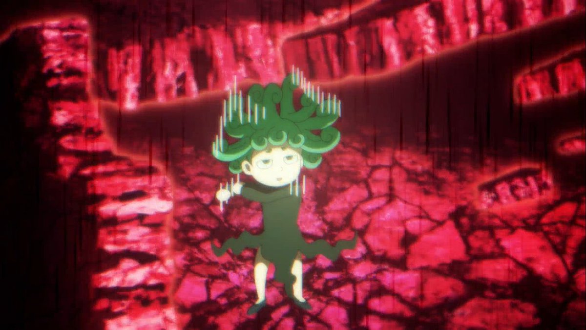 Min_7922's tweet photo. #OnePunchMan 
#ワンパンマン 
#Tatsumaki
#GyoroGyoro
Manga vs Anime https://t.co/kLX5qydnEK