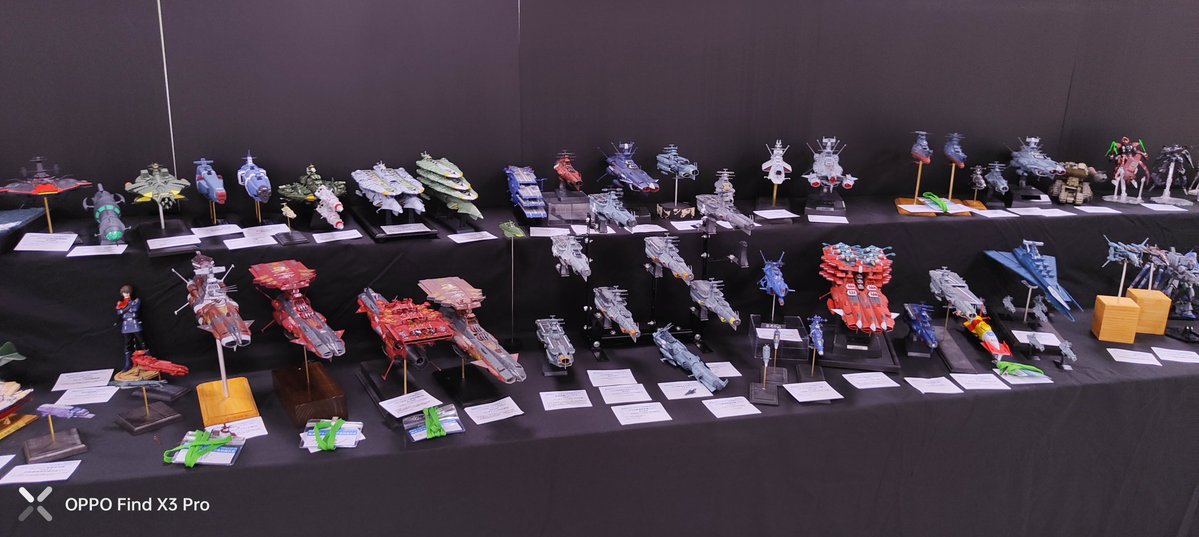 今月末の横浜モデラーズクラブ合同展示会"夢見の森"卓にて宇宙戦艦ヤマト合わせ「コスモ国際観艦式2026」を行います！
お近くの方は何卒お立ち寄りを！
※写真は前回2024 1日目のものです。
#横浜モデラーズクラブ合同展示会2026 #コスモ国際観艦式2026