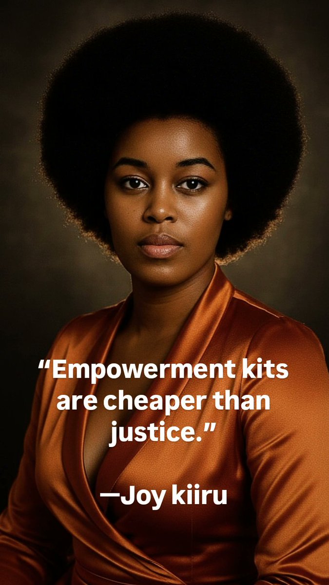 Empowerment kits are cheaper than justice.
So they hand women tools to survive the wound
instead of removing the knife.
#JusticeNotCoping #FalseEmpowerment #SystemicViolence #MatriarchalTruth #BurnTheFacade